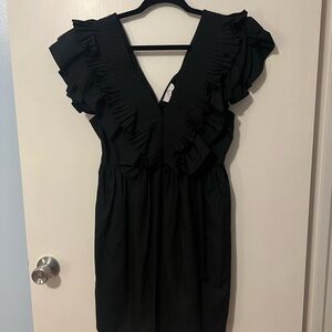 Entro Black Ruffled Dress